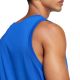 6. adidas Essentials Tanktop für Herren mit kleinem Logo, blau, JE8978