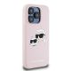 4. Karl Lagerfeld Silikon Karl&Choupette MagSafe Case für iPhone 15 Pro Max - Pink