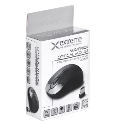 4. EXTREME Maverick XM104K Maus (optisch; 1200 DPI; schwarz)