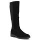 2. Schwarze Lederstiefel mit Stretch-Einsatz Filippo DKZ8222