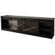 2. TV-Schrank GRANERO 200x56,7x35 schwarz/schwarz-Kombination