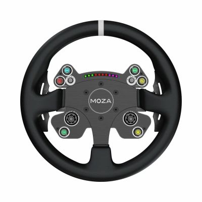 2. Moza Racing CS V2P Schwarzes USB-PC-Lenkrad
