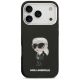 3. Karl Lagerfeld IML Aquarelle Karl & Logo MagSafe Hülle für iPhone 17 Pro - Schwarz