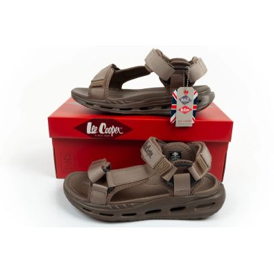 10. Lee Cooper Herrenschuhe mit Klettverschluss, hellgrüne Strandsandalen für den Sommer