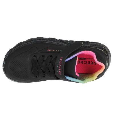 3. Skechers Uno Lite Rainbow Specks 310457L-BKMT Schwarz 29
