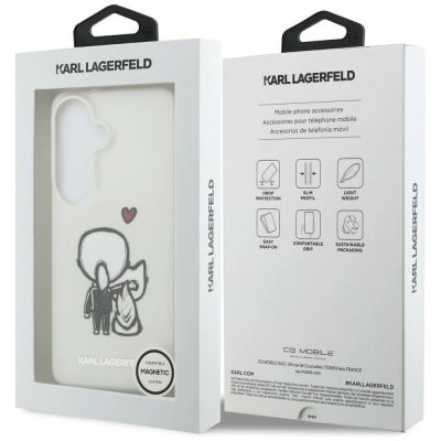 8. Karl Lagerfeld IML Karl&Choupette MagSafe Hülle für Samsung Galaxy S26 - Transparent