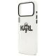 6. Karl Lagerfeld IML Karl Sketch Logo MagSafe Case für iPhone 17 Pro Max - Transparent