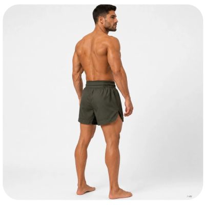 5. MMA-Shorts Shorty ARMY GREEN COMBATWEAR V1 | DBX Bushido