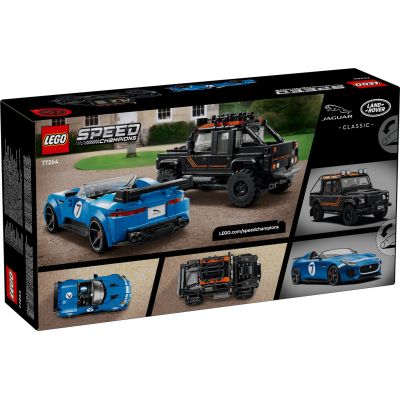 2. LEGO Speed Champions 77264 – Jaguar Project 7 und Land Rover Defender