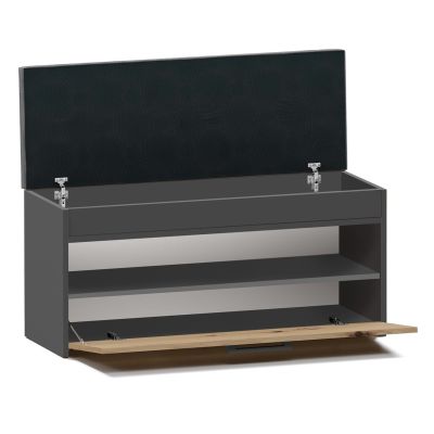 2. PARMA SCHUHSCHRANK ANTHRAZIT/HANDWERK