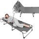 19. FALTBARES CAMPINGBETT, 3-POSITIONEN, 188 X 73 X 28 CM, DUNKELGRAU