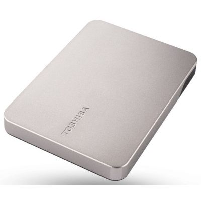 TOSHIBA Canvio Flex 2 TB 2,5 Zoll silbernes Laufwerk
