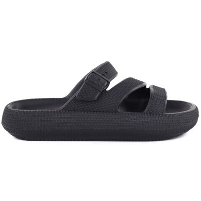 2. Sportliche Damen-Flip-Flops mit dicker Sohle für den Pool, schwarz, Big Star TT274A037