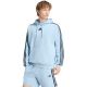Herren-Sweatshirt adidas Essentials 3-Stripes Fleece Hoodie hellblau KY4170