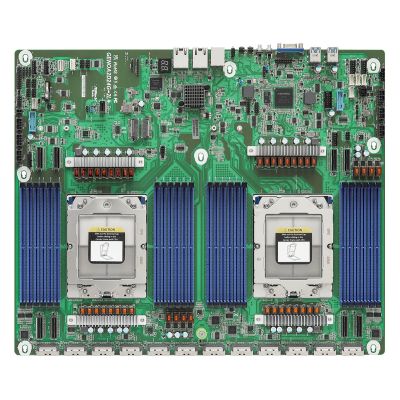 5. Mainboard ASRock GENOA2D24G-2L+ 2x SP5 AMD Epyc 9004 SoC (24x DIMM, NVMe, 2x M.2, 2x GbE, IPMI)