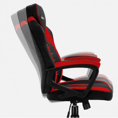 14. Huzaro FORCE 2.5 Gaming-Stuhl aus rotem Netzgewebe