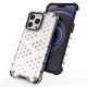 8. Honeycomb Handyhülle Schutzhülle mit TPU Rahmen für iPhone 13 Pro blau
