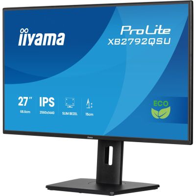 6. iiyama ProLite XB2792QSU-B1 Computermonitor 68,6 cm (27") 2560 x 1440 px Quad HD LED Schwarz