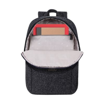 11. RIVACASE Anvik 15,6"-Laptop-Rucksack, 15 l, schwarz, aus wasserdichtem Material, Fächer für ein 10,5"-Tablet, Smartphone, Dokumente, Zubehör, Trinkflasche