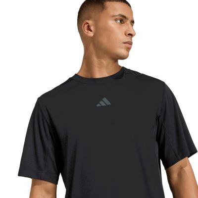4. adidas D4T PrimeLift 3 Stripes Herren-T-Shirt schwarz KE9937