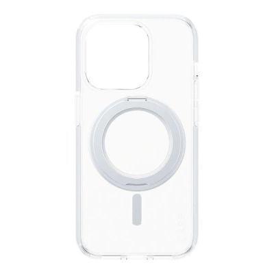 3. CARE by PanzerGlass Kickstand Case MagSafe für iPhone 15 Pro – Silber