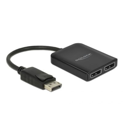 DeLOCK DisplayPort 1.4 Splitter 1 x DisplayPort Eingang 2 x DisplayPort MST