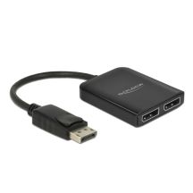 DeLOCK DisplayPort 1.4 Splitter 1 x DisplayPort Eingang 2 x DisplayPort MST