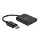 DeLOCK DisplayPort 1.4 Splitter 1 x DisplayPort Eingang 2 x DisplayPort MST