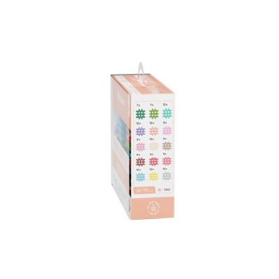 2. Marioinex Mini-Waffel-Bausteine, 140 Teile, Pastell