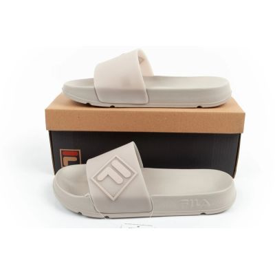 9. Fila Damen-Sportpantoffeln Morro, bequeme Schuhe, beige, modisch