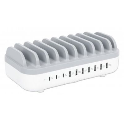 2. MANHATTAN 10-PORT USB-LADESTATION 120W 3X U