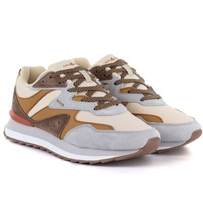 4. Damen-Sneaker aus braunem Leder, Modell McArthur MA253W