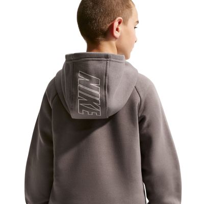 4. Nike Sportswear Club Fleece Kinder-Trainingsanzug Grau HQ9318 289
