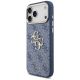 2. Guess 4G Big 4G Classic Logo Hülle für iPhone 18 Pro Max / 17 Pro Max – Blau und Gold