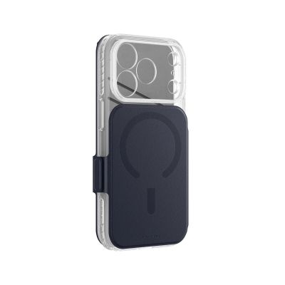 9. AmazingThing Titan Pro Lens Flip Set Hülle für iPhone 18 Pro Max mit Brieftasche, MagSafe-kompatibel – Marineblau