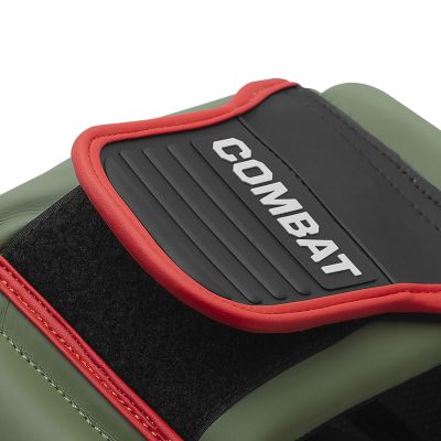 15. Adidas COMBAT 50 HG Boxkopfschutz Schwarz Oliv