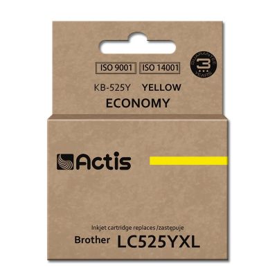 Actis KB-525Y Tinte (ersetzt Brother LC525Y; Standard; 15 ml; gelb)