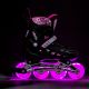 2. NH10905 4in1 PINK LED GRÖSSE S (31-34) ROLLERSCHUHE MIT DIMENSIONALEM HOCKEYBLATT NILS EXTREME