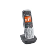 Gigaset E560HX Mobilteil mit Gro-Taste und Ladeschale – Platin