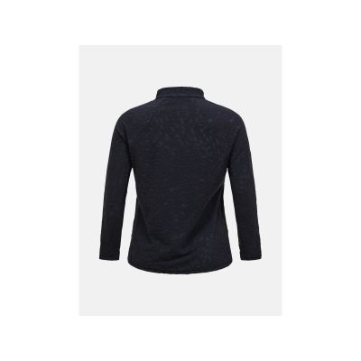 3. PEAK PERFORMANCE W Discover Midlayer Damen-Sweatshirt, Schwarz