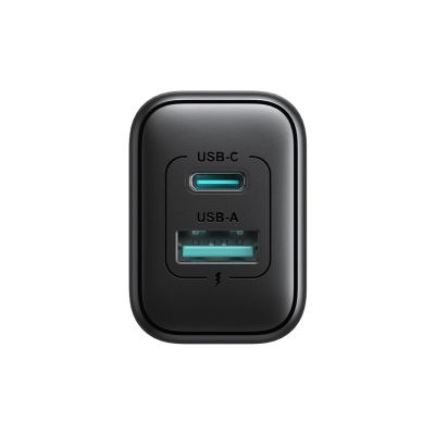 4. Joyroom JR-TCF13 Netzwerkladegerät USB-C / USB-A 25W SFC / PPS / PD - Schwarz