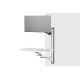 2. Einzelner Wandarm 1xLCD + Tastatur, max. 32" und 8 kg, 360° Neigung und Drehung (PIVOT)