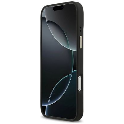 5. Guess 4G Strass Logo MagSafe Hülle für iPhone 18 Pro Max / 17 Pro Max – schwarz