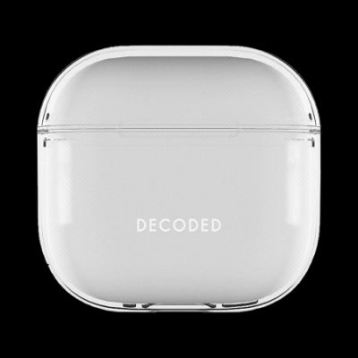Decoded Silikon-Aircase für AirPods 4 – Transparent