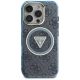 3. Guess IML Metal Glitter 4G Circle Triangle MagSafe Case für iPhone 16 Pro - Blau
