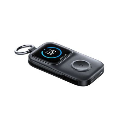 5. Joyroom JR-W19 5W Tragbares kabelloses Ladegerät für Uhren, Schwarz