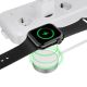3. Tech-Protect UltraBoost magnetisches induktives Ladegerät mit USB-C-Anschluss für Apple Watch 1,2 m – Weiß