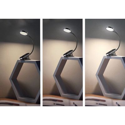 20. Baseus Mini-LED-Lampe mit Clip grau (DGRAD-0G)