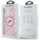 8. Karl Lagerfeld IML Monogram Karl & Choupette Head MagSafe-Hülle für iPhone 15 Plus – Rosa