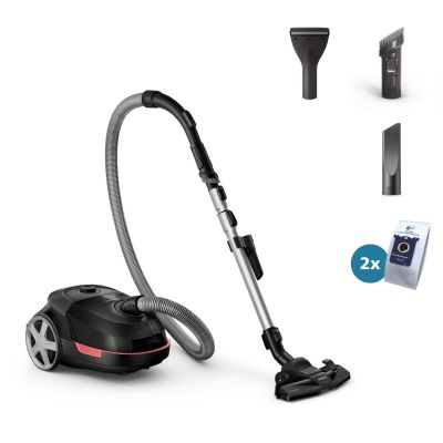 11. Philips 5000 Serie XD5123/10 Staubsauger, 4 l Zylinderstaubsauger, Trocken, 900 W, Staubbeutel